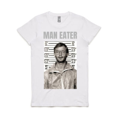 Jeffery Dahmer Man Eater Womens Tee Thumbnail
