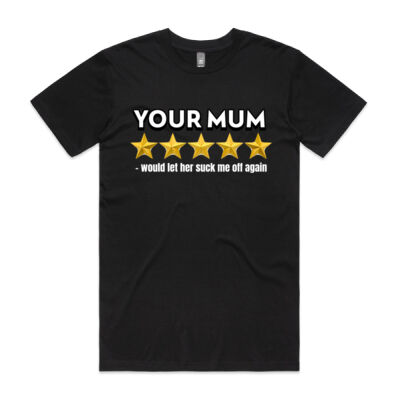 Your Mum 5 Stars Mens Tee Thumbnail