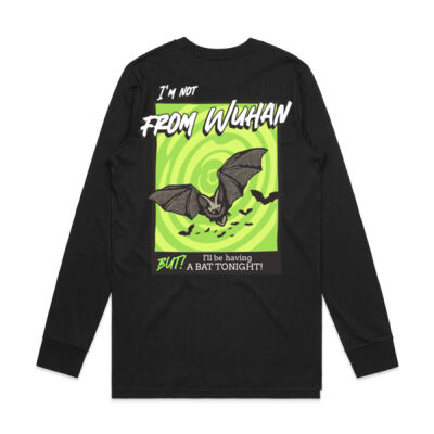 Im not from Wuhan Mens Longsleeve Thumbnail