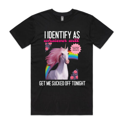 I Identify as Whatever Will Get Me Sucked Off Tonight Mens Tee Thumbnail