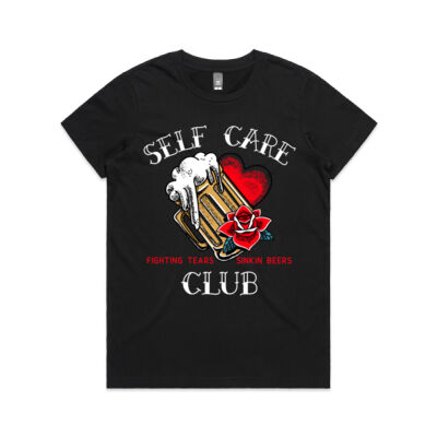 Self Care Club Beers Womens Tee Thumbnail